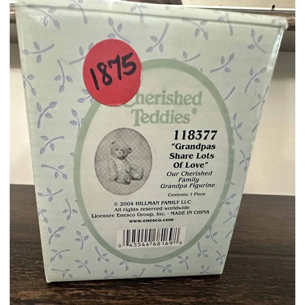 Cherished Teddies 1118377 Grandpa Share Lots Of Love, New‎